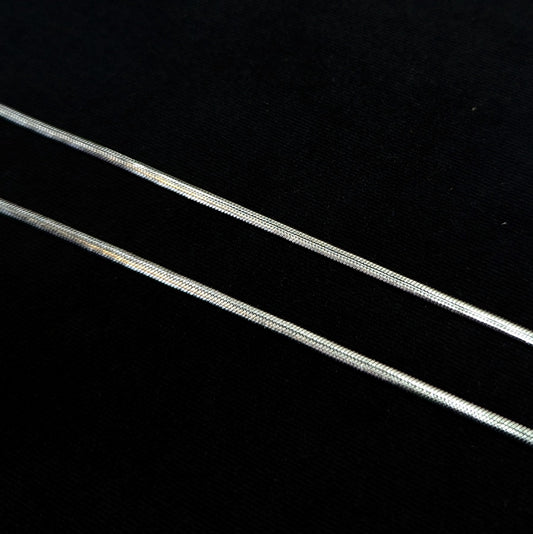 Flat snake chain 2mm